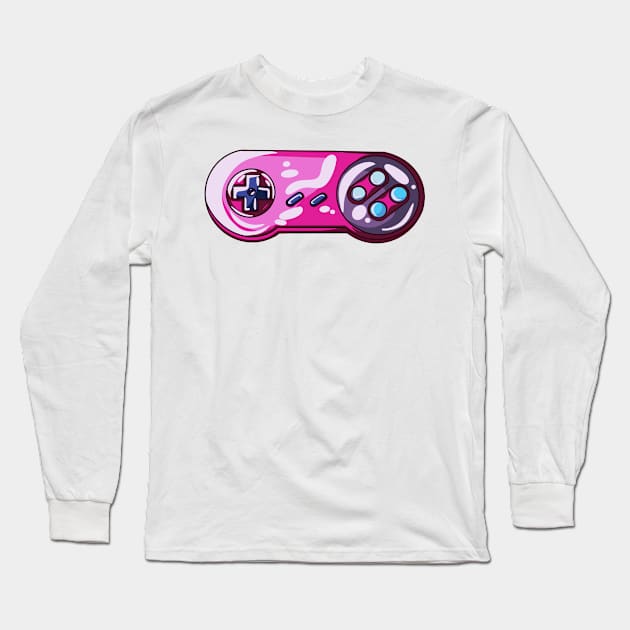 Game controller Long Sleeve T-Shirt by lavavamp
